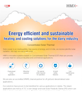 Energy efficient and sustainable heating and cooling solutions for the dairy industry